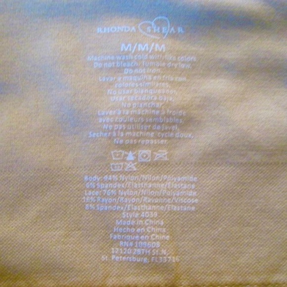 Rhonda Shear Lace Overlay Seamless Tank Top - Picture 6 of 7